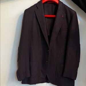 Isaia Dark Purple Blazer